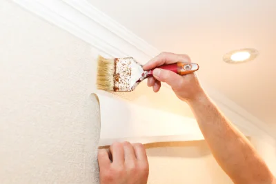 Pose de papier peint à Bouhet — revêtements muraux et toiles de verre